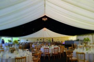 Marquee with a seas view